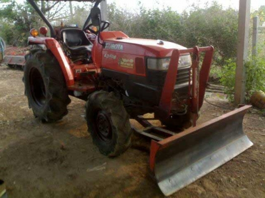 KUBOTA L3408 รุ่นหลังคาแดงปี 51 ผาน4 โรตารี่ ใบดัน