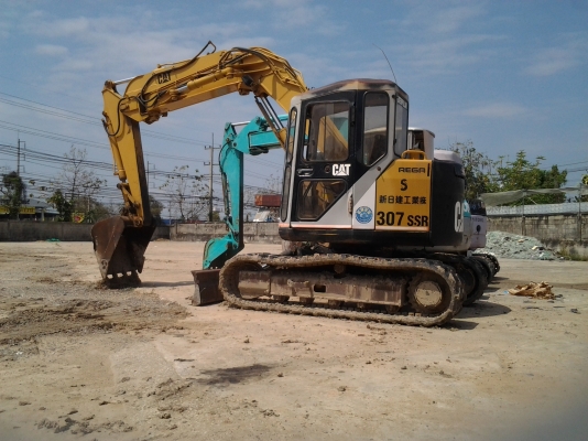 ขายด่วน..รถแบคโฮ CAT 307 SSR รถสวยนำเข้า เก่าญี่ปุ่น สายพันธ์แท้  แรงขุดดี ทำงานไว เครื่องดี ประหยัดน้ำมัน มีใบอินวอยล์.