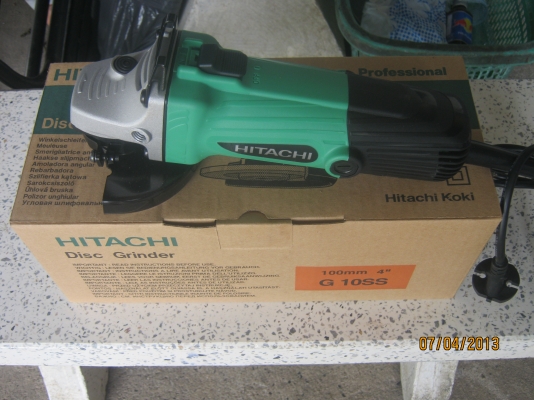 เครื่่องเจียไฟฟ้า 4 นิ้ว HITACHI ใหม่