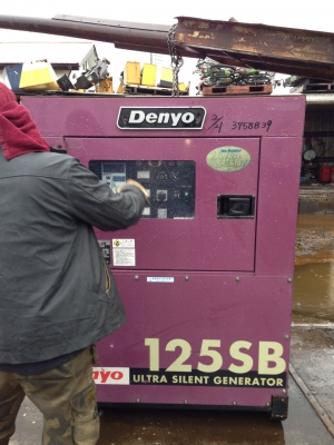 ขายเครื่องปั่นไฟ Denyo 125 US นำเข้าจากญี่ปุ่น