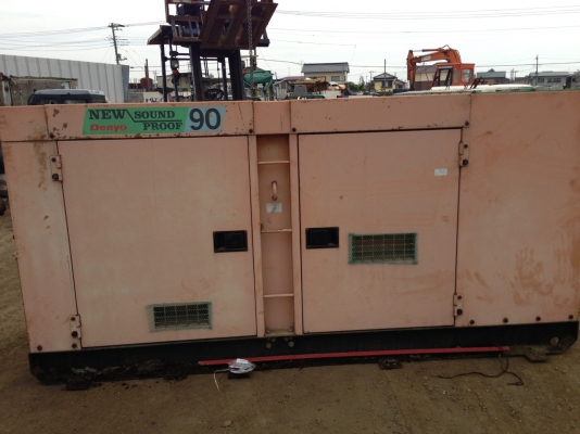 ขายเครื่องปั่นไฟ Denyo 90 Kva สภาพนำเข้าจากญี่ปุ่น