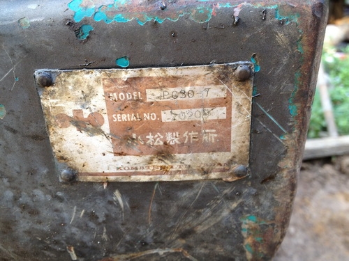 ขายรถขุดเล็ก KOMATSU PC30-7 สภาพพร้อมใช้ราคาเบาๆ