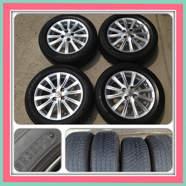 ขายแม็กมือ2 12 ก้านNew Vios ขอบ 15ยางปี 11 ราคา 9,900 บ.ถูก