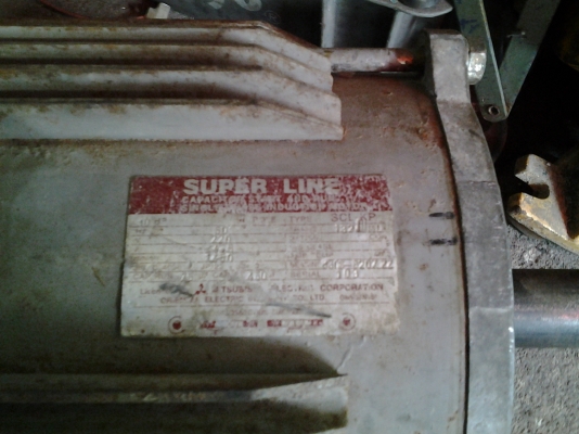 ขาย !! มอเตอร์มิตซูบิชิ 10hp.220v.4pole