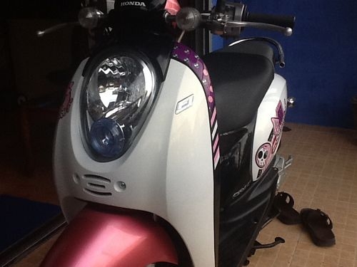HONDA SCOOPY Iสวยแกะกล่องสภาพป้ายแดงวิ่งน้อย