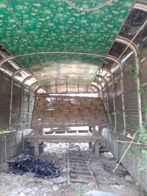 หลังคาอลูมิเนียมพร้อมแผงข้าง ใส่ 6 ล้อ ราคาถูก