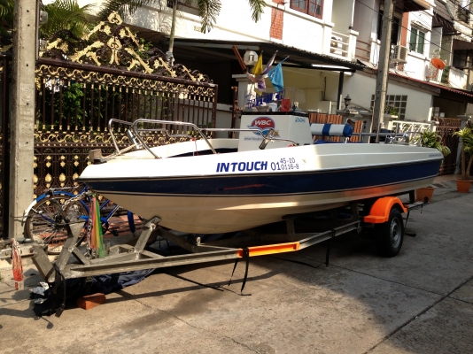 เรือ 18 ฟุต เครื่อง 150 แรง พร้อมอุปกรณ์ครบ