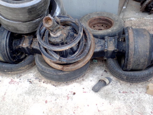 ขายเสื้อเพลาเฟืองท้ายฟูโซ่ 6ล้อใหญ่ 8น็อต เฟืองช้า เก่านอก ถูกๆ