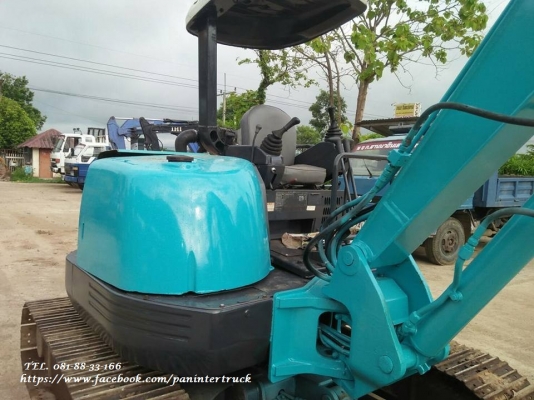 FROM JAPANขายถูกด่วนๆรถขุดKOBELCO SK45SR คอนโทรลน้ำมัน ,ปั๊มนิ้ว,แทรคเหล็ก /ราคาเพียง 395,000 บาท สน
