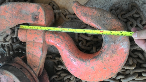 ขาย - รอกโซ่ สาว ขนาดใหญ่20 ตัน มือสองเหล็กหนา ทนทาน