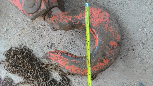 ขาย - รอกโซ่ สาว ขนาดใหญ่20 ตัน มือสองเหล็กหนา ทนทาน