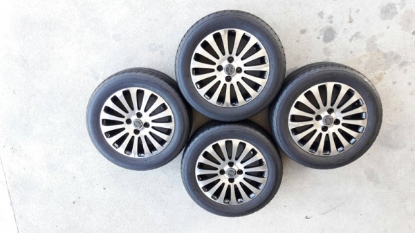 ล้อRacing Wheels ขอบ15 ยาง195/55/15 ปี14  4 ล้อ