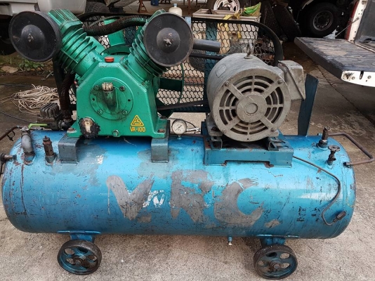 ขายปั๊มลม 2 สูบมอเตอร์ 7 แรง