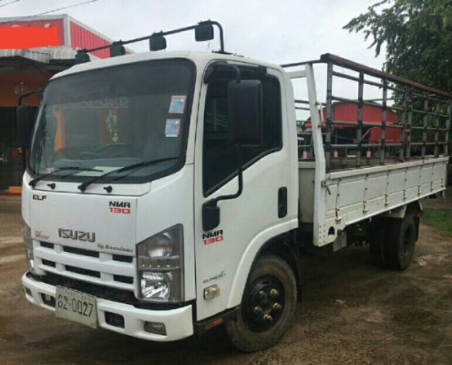 หกล้อ อิซูชุ NMR130HP ยูโร3 ปี54 ช่วงยาว 4.30ม.รถห้าง.มือเดียวปัายแดง.ใช้งานนัอย.วิ่ง 60,&times;&tim