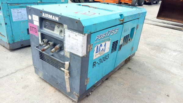 เครื่องปั้มลม Airman  PDS175S #53-5B22167 ลม 175cfm แรง7บาร์  โทร 061-4194021 พรภวิษย์