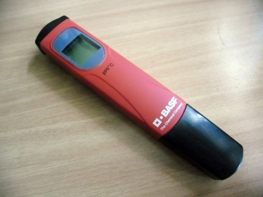 เครื่องวัดกรดด่างและอุณหภูมิ แบบปากกา รุ่น PH-0093