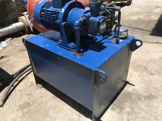 ขายปั้มน้ำมันไฮโดรลิค 2HP. 380V พร้อมวาล์วคอนโทรล อุปกรณ์ครบ พร้อมใช้งาน