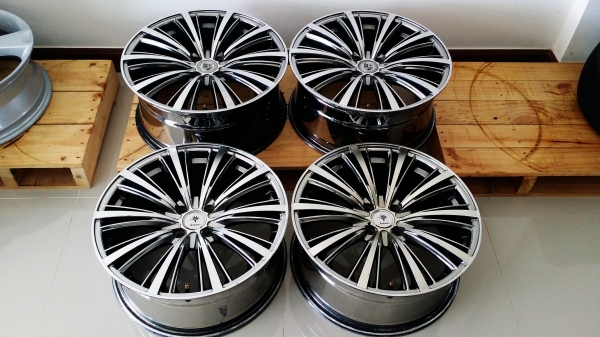 แม็กเก๋ง ขอบ17 4รู100 กว้าง7.5 et42