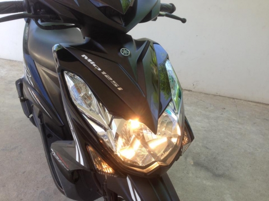 Yamaha Mio125i MX หัวฉีดล้อแม็ก รุ่นพิเศษ Matt Black ดำด้าน สวยใหม่วิ่งน้อย(รถเทิร์นหน้าร้าน)