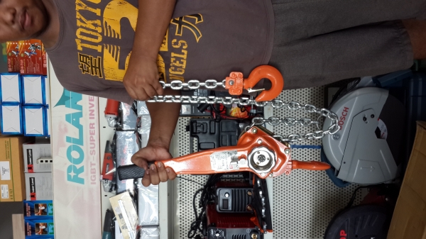 รอกโซ่มือโยก 3T  ราคา 3,600 บาท ส่งฟรี