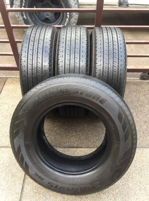 ยาง Bridgestone 215 70 15 ปี16 ดอกเต็ม ไม่มีปะ ใช้ยาว ราคาไม่แพง