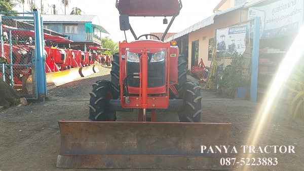 สินค้าเข้าใหม่ #ขายรถแทรกเตอร์มือสอง #คูโบต้าL4708 ปี56 ราคา 395,000 บ. รถไร่ สภาพดี พร้อมใช้งาน  สีเดิมๆ จากโรงงาน ใบมีดคานล่างพร้อมผานพรวน 6&times;24 ยางหน้าใหม่1คู่