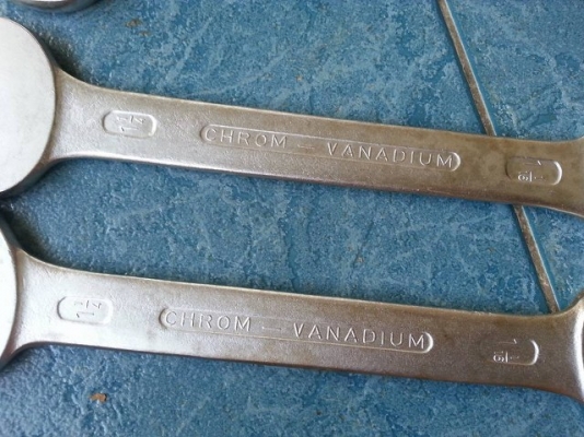 ประแจปากตาย  Rheldco - Metabo  made in Germany  ของใหม่เก่าเก็บ มีหลายตัว เทียบเป็นเบอร์มิลได้ 32/27