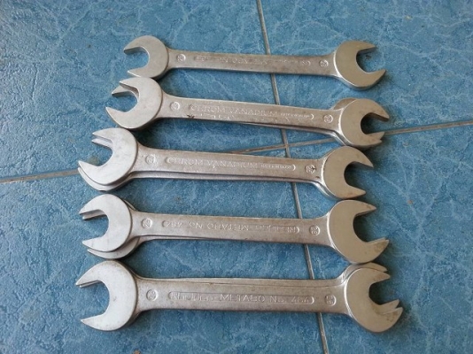 ประแจปากตาย  Rheldco - Metabo  made in Germany  ของใหม่เก่าเก็บ มีหลายตัว เทียบเป็นเบอร์มิลได้ 32/27