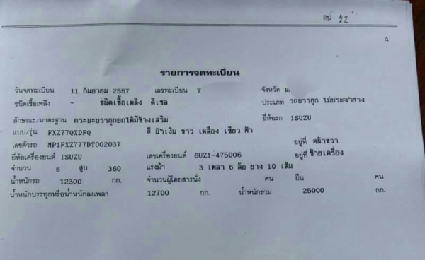 ขาย 2,150,000 ISUZU DECA 360 ปี 57 วิ่ง 24x,xxx เครื่องดี คัสชีสวย (มีระบบลากจูง) แม่เดี่ยว เอกสารเล่มทะเบียน รถอยู่ สระบุรี 090-772-3710 090-772-3708