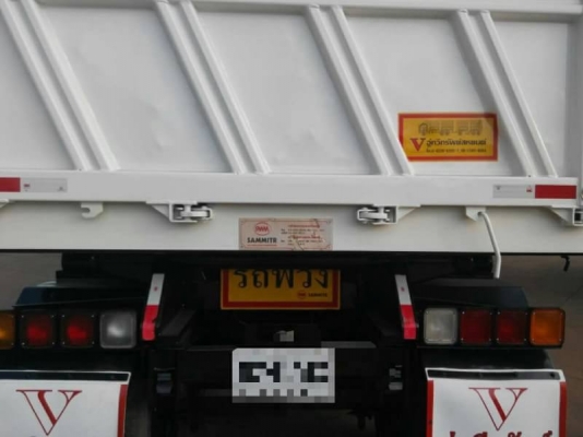 ขายดาวน์ 1,200,000 HINO MEGA 344 ปี 59 แม่ดั้ม=ลูกดั้ม 3 คาน วิ่ง 180,000 กม.รถสวยเหมือนใหม่ ขายดาวน