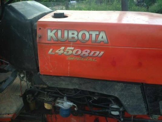 ขาย 195,000 บาท KUBOTA L 4508  ปี54 เครื่องดี  เกียร์ไม่ดัง หางไม่ตก หางหก พร้อมใช้ เอกสารเล่ม รถอยู่ จ.สุรินทร์  090-772-3710 090-772-3708