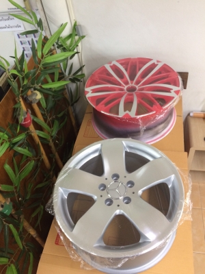 ล้อเบนซ์ ขอบ17 ทำสีมาใหม่ๆ