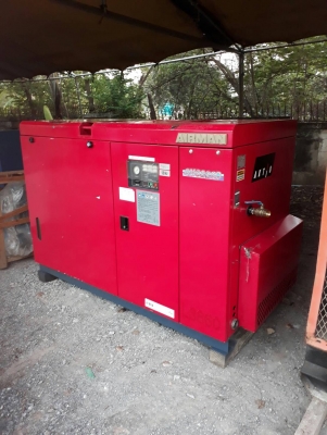 ปั๊มลมแบบสกรู AIRMAN SMS22 เก่าญี่ปุ่น มีdryerในตัว