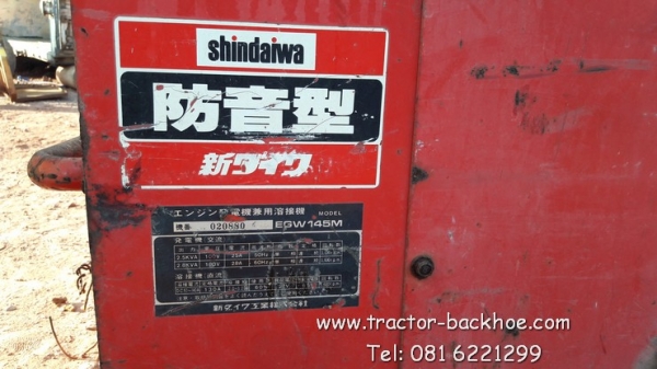 ขาย เครื่องเชื่อมพร้อมปั่นไฟ SHINDAIWA EGW 145M พร้อมสาย เก่าญี่ปุ่นแท้ พร้อมใช้