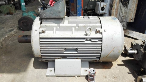 ** SOLD ** มอเตอร์ฮิตาชิรุ่นใหม่ HITACHI 75 HP 1455 RPM 380V เดิมทุกเม็ดพร้อมใช้