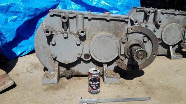 ** SOLD ** หัวเกียร์มิตซูญี่ปุ่น Mitsubishi Made in JAPAN 1:19.46 (51 rpm) ใช้กับ 7.5 - 15 HP สภาพใหม่กริ้บ!!พร้อมใช้