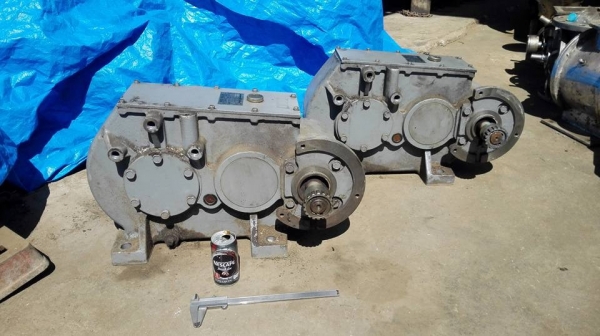 ** SOLD ** หัวเกียร์มิตซูญี่ปุ่น Mitsubishi Made in JAPAN 1:19.46 (51 rpm) ใช้กับ 7.5 - 15 HP สภาพใหม่กริ้บ!!พร้อมใช้