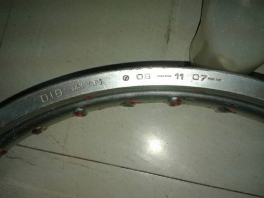 ล้อ DID profressional มือสองเหลือวงเดียว