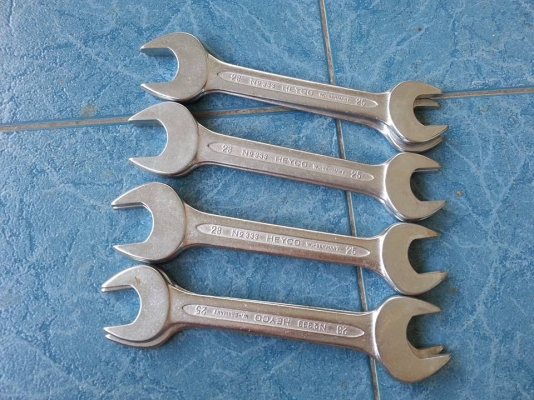 ประแจปากตาย HEYCO made in W - Germany ของใหม่เก่าเก็บ เบอร์ 28/25