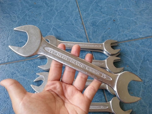 ประแจปากตาย HEYCO made in W - Germany ของใหม่เก่าเก็บ เบอร์ 28/25 ประแจปากตาย HEYCO made in W - Germany ของใหม่เก่าเก็บ เบอร์ 28/25