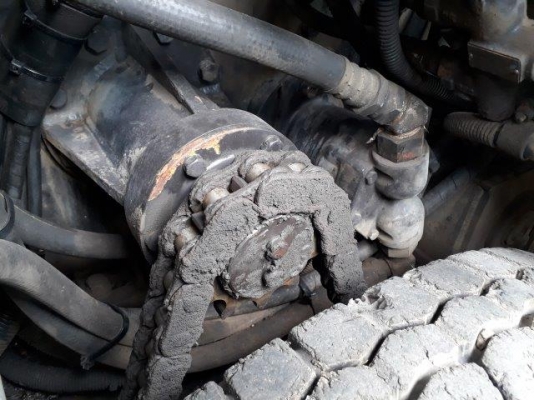 รถปูยาง SUMITOMO HB25W แบบล้อยาง มือสองญี่ปุ่น