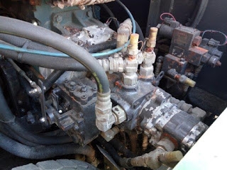 รถปูยาง SUMITOMO HB25W แบบล้อยาง มือสองญี่ปุ่น