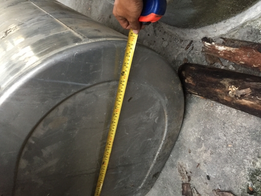 ถังน้ำมันรถบรรทุกvolvo 400ลิตร