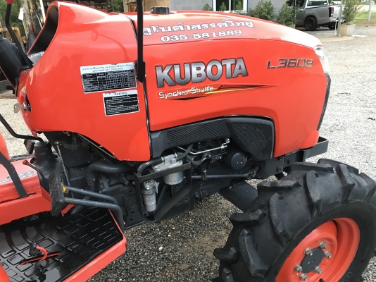 คูโบต้าl3608 เล่มทะเบียนพร้อม สวยเดิมๆ ใช้งาน 257 ชั่วโมง โทร 0872016577