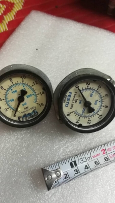 คู่ละ 300 บ.ส่งฟรีโทร 083-2000058 LINE ID: line832923 แผงหน้าปัดยี่ห้อ FESTO จากเยอรมัน แสดงแรงดัน แ