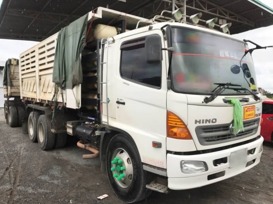 &quot;1,500,000&quot;ขายสิบล้อดั้มเเม่ลูกHino260แรงปี54แม่ลูกแก๊สโรงงานรถสวยพร้อมใช้งาน
