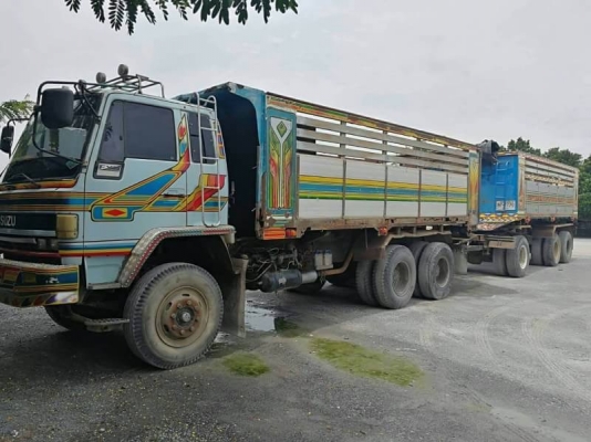 ขาย ISUZU 240 นางฟ้า พ่วงแม่ลูกดั๊มกระบะเนียม