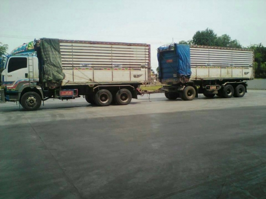 ขาย ISUZU 360 พ่วงแม่ลูก กระบะเนียมคอกเกษตรดั๊ม รถปี 56 ขาย ISUZU 360 พ่วงแม่ลูก กระบะเนียมคอกเกษตรดั๊ม รถปี 56