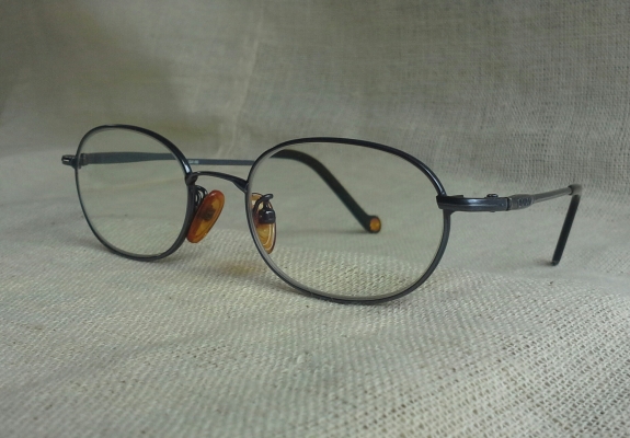 แว่นสายตายาวแบรนด์เนมหรู คลาสสิควงรี ค่าสายตา +200 ราคานักศึกษา ! Authentic GIORDANO handmade in Hon