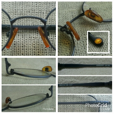 แว่นสายตายาวแบรนด์เนมหรู  คลาสสิควงรี  ค่าสายตา +200  ราคานักศึกษา !  Authentic GIORDANO handmade in Hong Kong  ตัวแท้ !  จริงใจ - ไม่จิงโจ้!